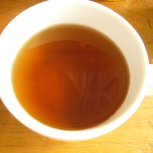 麦茶で　生姜はちみつレモンティー